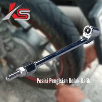 Gambar K55 Alat isi Angin Ban 7inch Motor Mobil Truk Kepala Ganda Inlet 1/4inch Air Tire Chuck 17cm dari MST TOOLS Kota Administrasi Jakarta Barat 4 Tokopedia