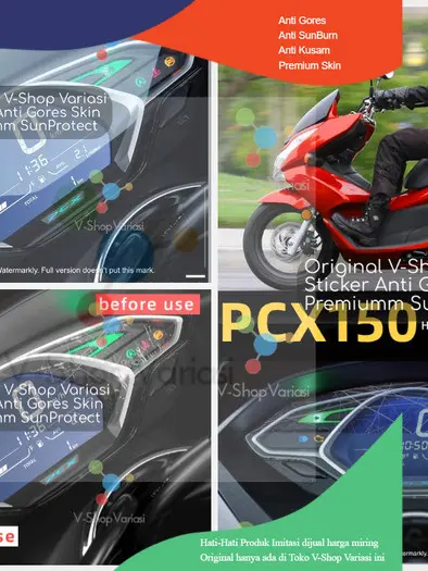 Sticker Stiker Rainbow Pelangi Speedometer Honda PCX 2018 Lokal K97