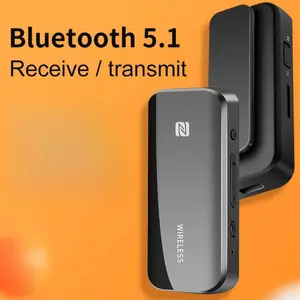 Bluetooth Audio Transmitter Receiver Kebidu BT 5.1 NFC AUX Rechargeable