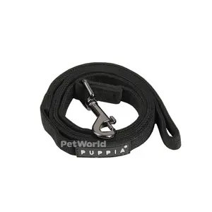 Puppia Two Tone Lead Black - Pet Dog Cat Leash Tali Anjing Kucing