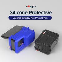 Gambar aMagisn Silicone Case for Insta 360 ACE / PRO with Strap (Silikon Protective Cover Camera and Lens ACEPRO) - ACE Blue dari G-Rex Kota Administrasi Jakarta Barat 4 Tokopedia