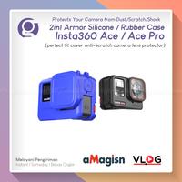 Gambar aMagisn Silicone Case for Insta 360 ACE / PRO with Strap (Silikon Protective Cover Camera and Lens ACEPRO) - ACE Blue dari G-Rex Kota Administrasi Jakarta Barat 1 Tokopedia