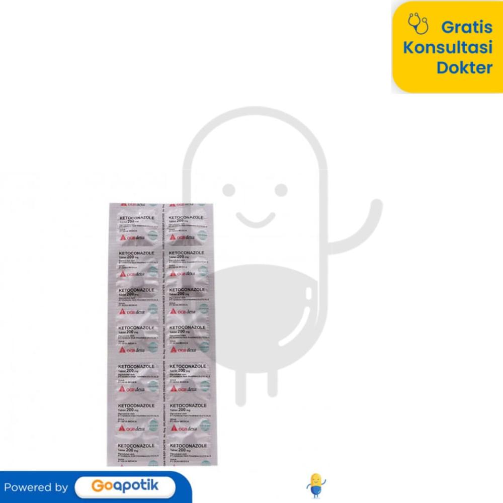 KETOCONAZOLE OGB DEXA MEDICA 200 MG STRIP 10 TABLET