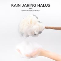 Gambar OHSOME SUNMIKI Shower Puff Spons Mandi Dengan Pegangan Gosok Punggung - Grey dari OHSOME Homeliving Kab. Bekasi 3 Tokopedia