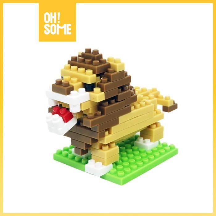 Gambar JiKe Lion Shaped Building Block HK-JM001-09 / 30g dari OhSomeToys Kab. Bekasi Tokopedia