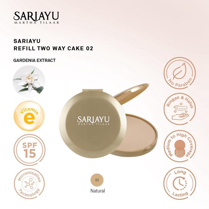 Gambar Sariayu Refill Two Way Cake - 01 Light dari Sariayu Martha Tilaar Kota Administrasi Jakarta Timur Tokopedia
