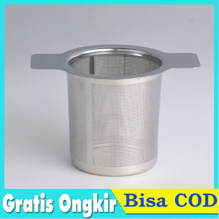 Saringan Teh Stainless Steel Filter Saringan Kopi Teh Reusable Chinese Tea Infuser Strainer Pot