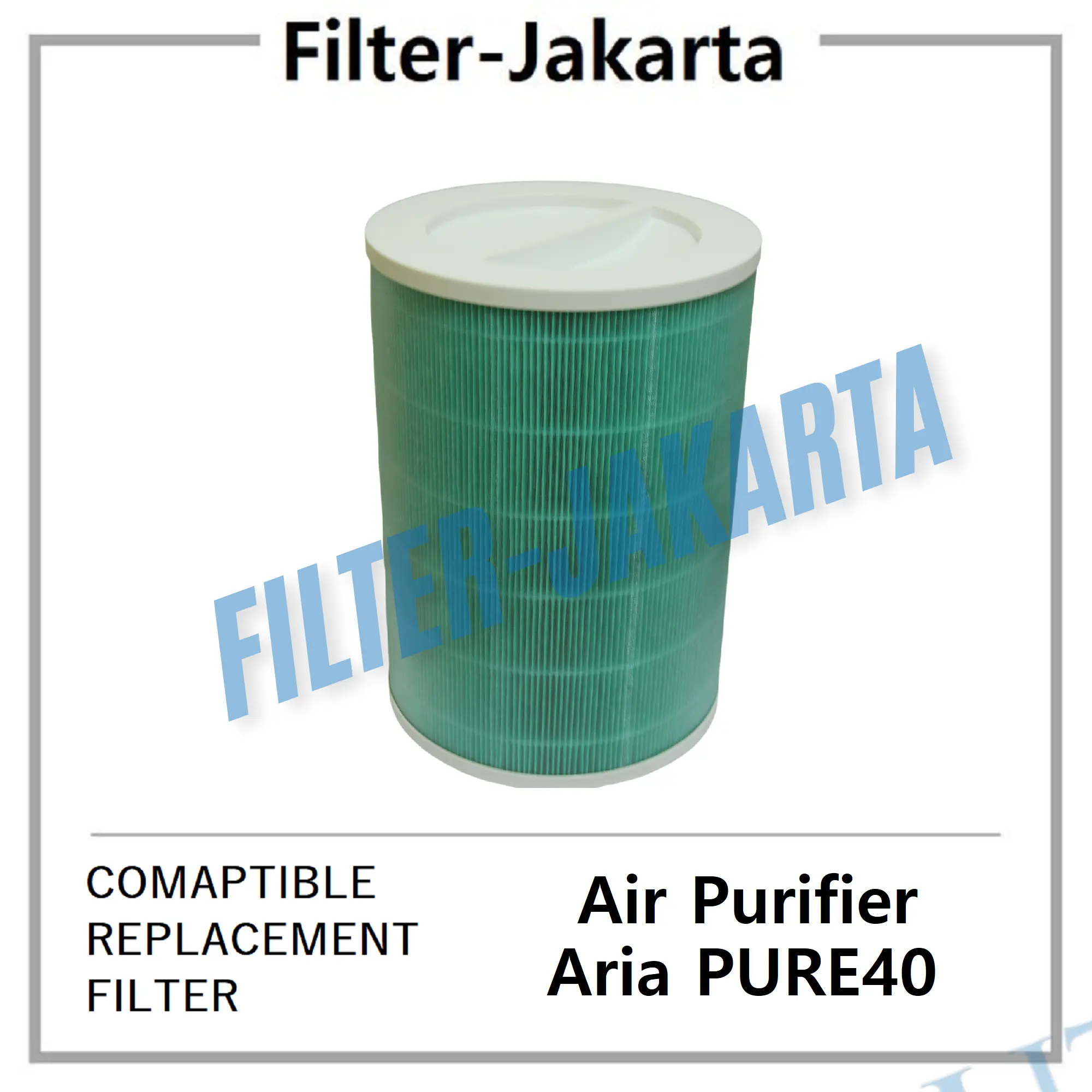 Compatible Filter For Air Purfier Aria Pure40 - HEPA+CARBON