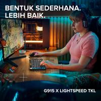 Gambar Keyboard Gaming Logitech G915 X TKL Lightspeed 2.4Ghz + Bluetooth - (Black Tactile 920-012726) (White Clicky 920-012738) - BLACK dari DBKlik Indonesia Kota Semarang 4 Tokopedia