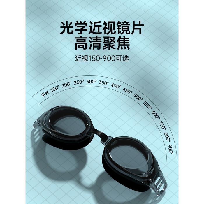 Gambar KickGo Kacamata Renang Minus Myopia Anak Dewasa Anti FOG Di Lengkapi 3 Klip Pengganti Hidung - -550 / Minus 5,5 dari KickGoOfficialStore Kab. Tangerang Tokopedia