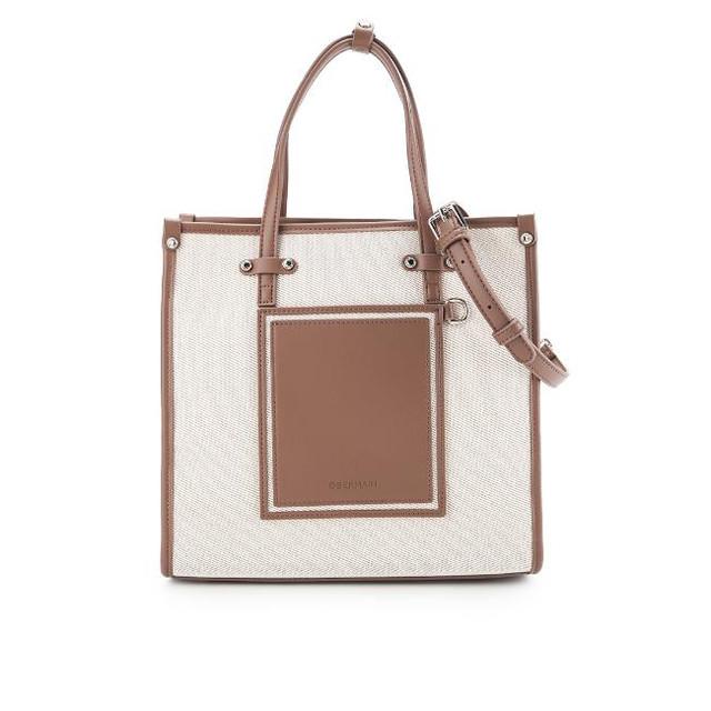 Gambar Obermain Tas Wanita SHANEY TOTE BAG (M) Brown BX24040BR dari Obermain Official Store Kota Tangerang Tokopedia