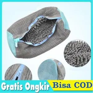 Tas Pouch Laundry Sepatu Mesin Cuci Wash Bag Tempat Sepatu Sandal Sneakers