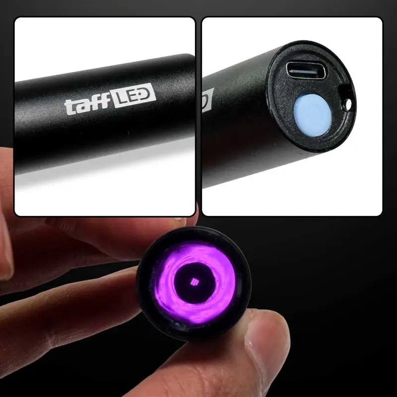 Photo Cat Senter Ultraviolet Pet Urine Detection 365nm S11-Z Hitam 1