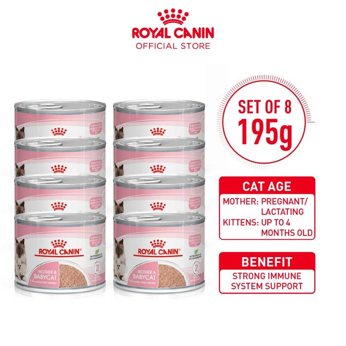 Gambar Royal Canin Mother & Babycat Makanan Induk & Bayi Kucing Wet (195g x 8 can) dari Royal Canin Indonesia Kota Administrasi Jakarta Timur Tokopedia