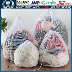 Laundry Bag Serut Kantong Jaring Net Baju Kotor Kantong Mesin Cuci