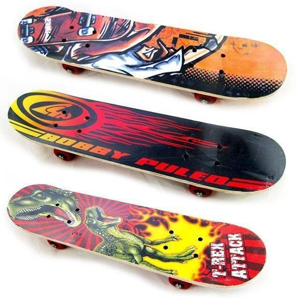 PAPAN SKATE BOARD FULL SET LENGKAP ANAK UKURAN KECIL - S MOTIF GAMBAR 2