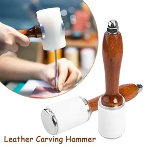 Hammer Leather Diy Craft Leather Carving Hammer Alat Carving Kulit Nylon Hammer Tool Universal Carving Tools