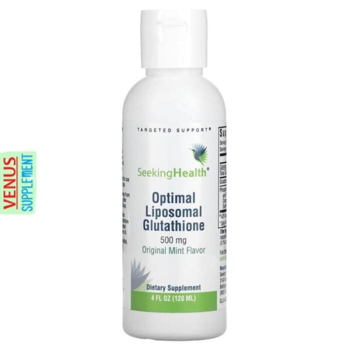 Jual Seeking Health Optimal Liposomal Glutathione Mint 500 mg 120 ml - Kota  Depok - Venus Supplement