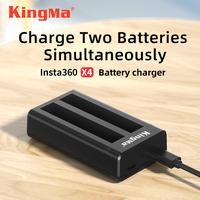 Gambar KingMa Dual Charger for Insta360 X4 USB Charging Insta 360 ONE X 4 dari G-Rex Kota Administrasi Jakarta Barat 5 Tokopedia