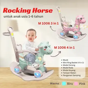 Mainan Anak Kuda Kudaan Rocking Panda M 1004 Rocking Horse mainan kuda