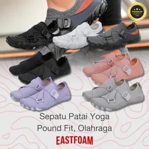 1008 F101 Sepatu  Air Anti Slip Five Finger Pantai Diving Yoga Outdoor Trekking Poundfit Yoga Olahraga Senam Pilates Wading Renang Wanita dan Pria