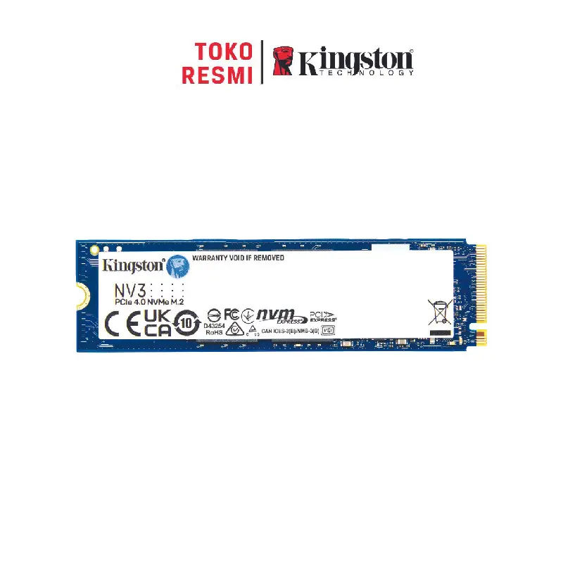 SSD Kingston NV3 500GB 1TB 2TB M.2 NVME PCIe 4.0 2280 PCIe Gen 4x4 (5000MB/s)
