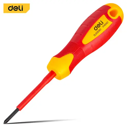 DELI OBENG LISTRIK INSULATED PHILIPS SCREWDRIVER PH0X80 DL513060 0