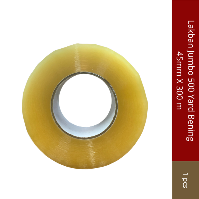 Gambar Lakban Jumbo 500 Yard Bening 45mm X 300 m dari Super Grosir Mama Kota Administrasi Jakarta Selatan Tokopedia