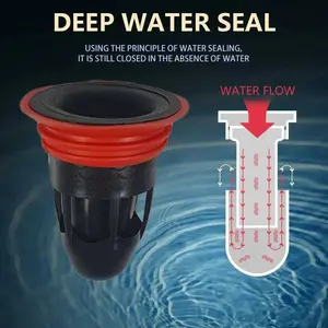 Penutup Lubang Saluran Air Kamar Mandi WC Pencegah Bau Saluran Air Anti Kecoak Silikon