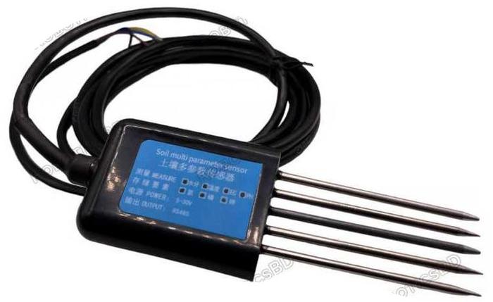 Jual RS485 Soil NPK PH EC Temp humidity Sensor tester 7 in 1 soil ...