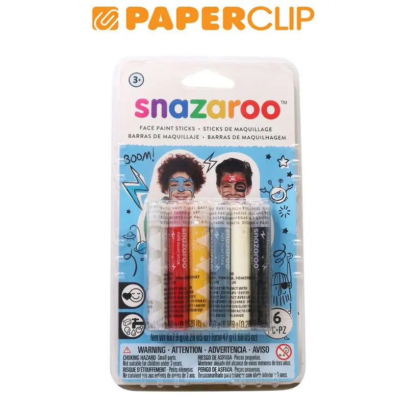 FACE PAINTING SNAZAROO STICK BOYS ISI 6 1160602SN 0