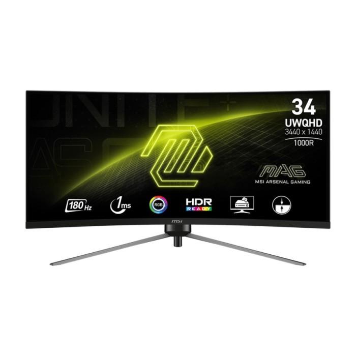 Gambar MONITOR LED ULTRAWIDE MSI MAG345CQR 34" 1440P 180HZ CURVED 1000R ERGO dari Dityashop Tech Kota Bekasi Tokopedia