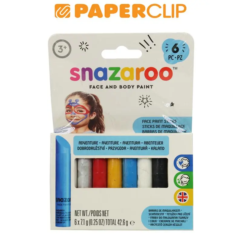 FACE PAINTING SNAZAROO STICK BOYS ISI 6 1160602SN 1