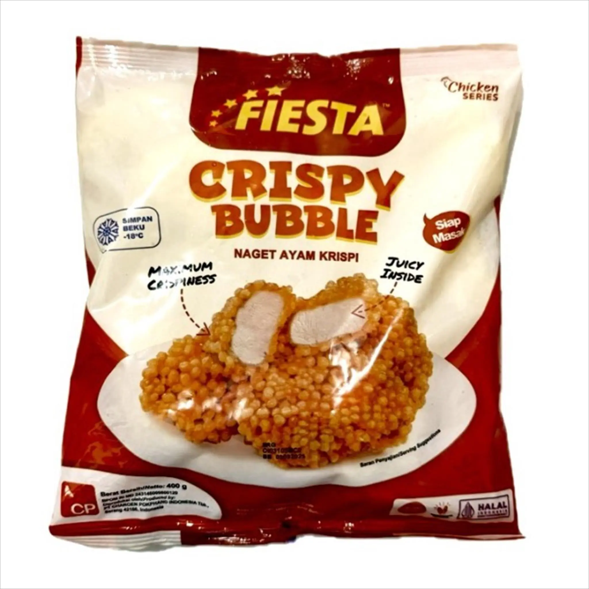 CRISPY BUBBLE NUGGET 400 GR -  FIESTA