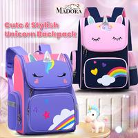 Gambar Madora Tas Ransel Anak Sekolah TK SD Cute Stylish Unicorn Backpack Waterproof Tahan Cipratan Air - Pink dari Madora Kota Administrasi Jakarta Utara 1 Tokopedia
