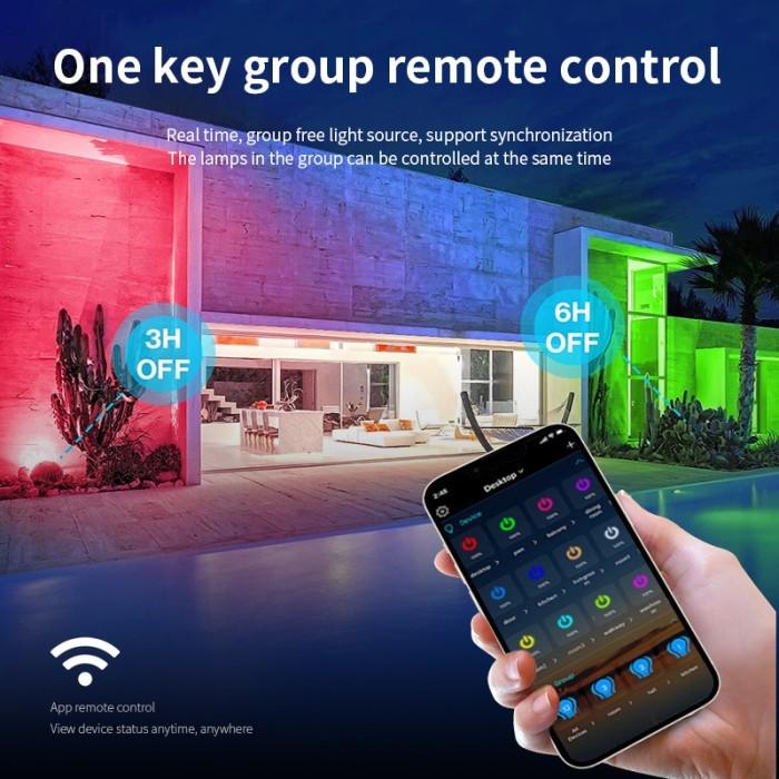 Tuya Outdoor Garden Smart Wifi Floodlight | Lampu Sorot Taman Luar