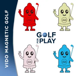 Vido Magnetic Golf Ball Marker With Magnet Hat Clip Terbaru