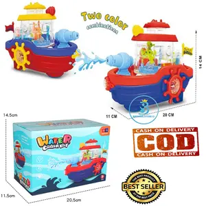 TERLARIS BRONSIS - MAINAN ANAK WATER CANNON BOAT PERAHU MUSIK BUMP AND GO