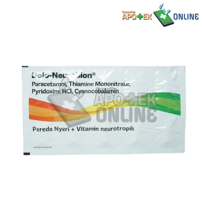 Gambar DOLO NEUROBION DRAGEE 1 STRIP 10 TABLET dari Apotek CFS Pondok Aren Kota Tangerang Selatan Tokopedia