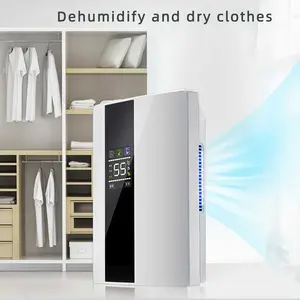 Dehumidifier Moisture Absorber LED Display Touch Screen 2.2L