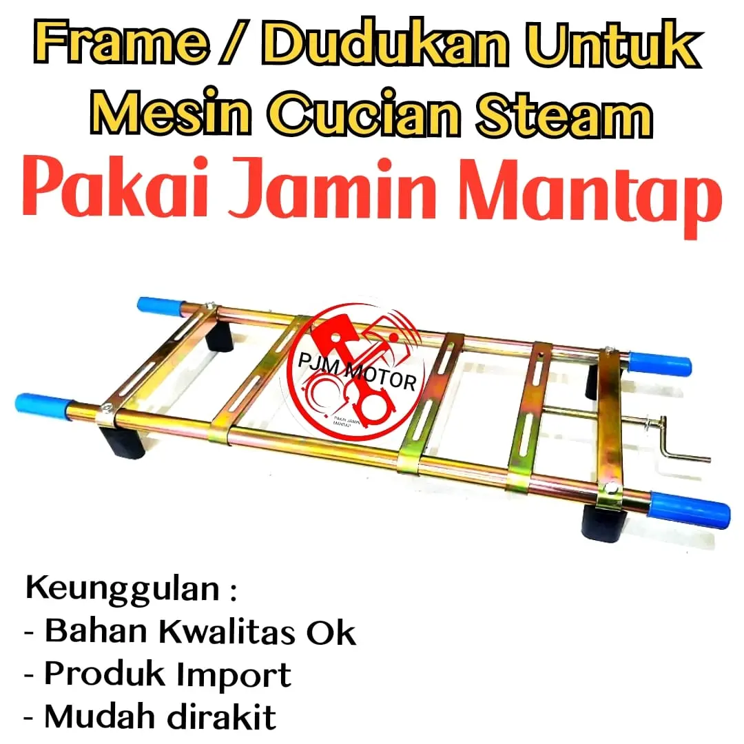 Sasis Bulat Frame Rangka Dudukan Mesin Cucian Steam Stim Power Sprayer Pompa Doorsmeer Sp22 Sp30 Sc20 Sc30