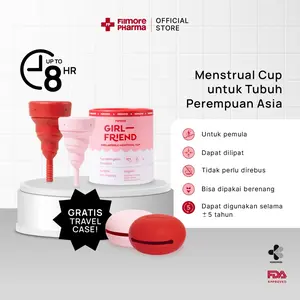 Filmore Girlfriend Menstrual Cup | Untuk Pemula Dan Perempuan Asia | Obgyn-Approved | Collapsible