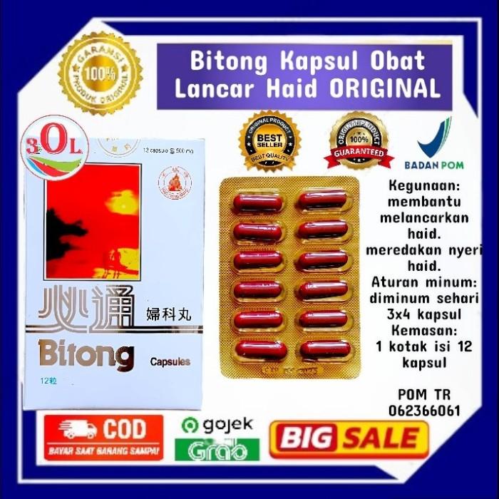 New Bitong Kapsul Obat Lancar Haid Dijamin Asli Dan Original