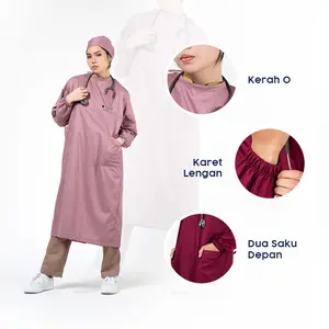 Lincurt - Surgical Gown Katun Jepang Premium