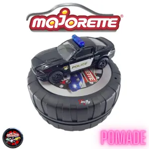 Diecast Majorette Pomade Ford Mustang Boss Police Hitam