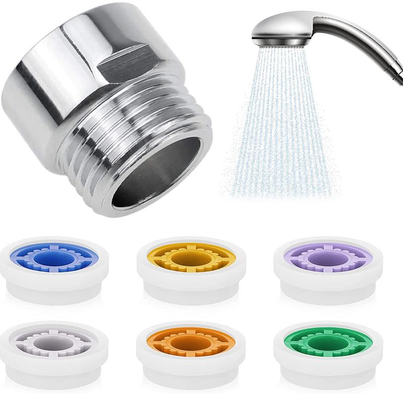Shower Head Flow Control Valve Set Water Saver Device Flow Reducer ...