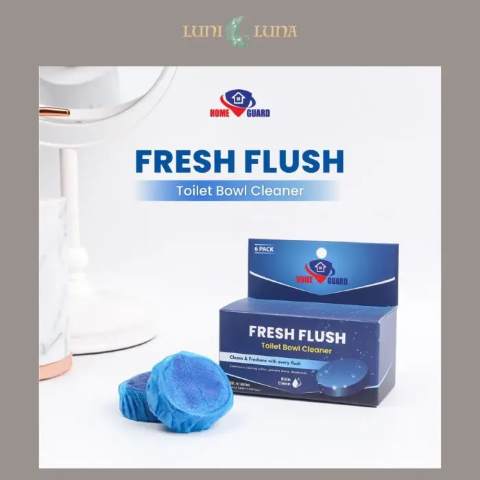 Home Guard - FRESH FLUSH Pembersih Kloset/Penyegar Kloset (6pcs/box)