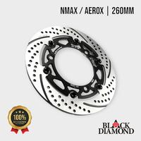 Gambar Black Diamond - Front Disc Brake 260mm AEROX Old New NMAX Connected Turbo Piringan Cakram Depan - Hitam dari Black Diamond Official Store Kota Administrasi Jakarta Timur 3 Tokopedia