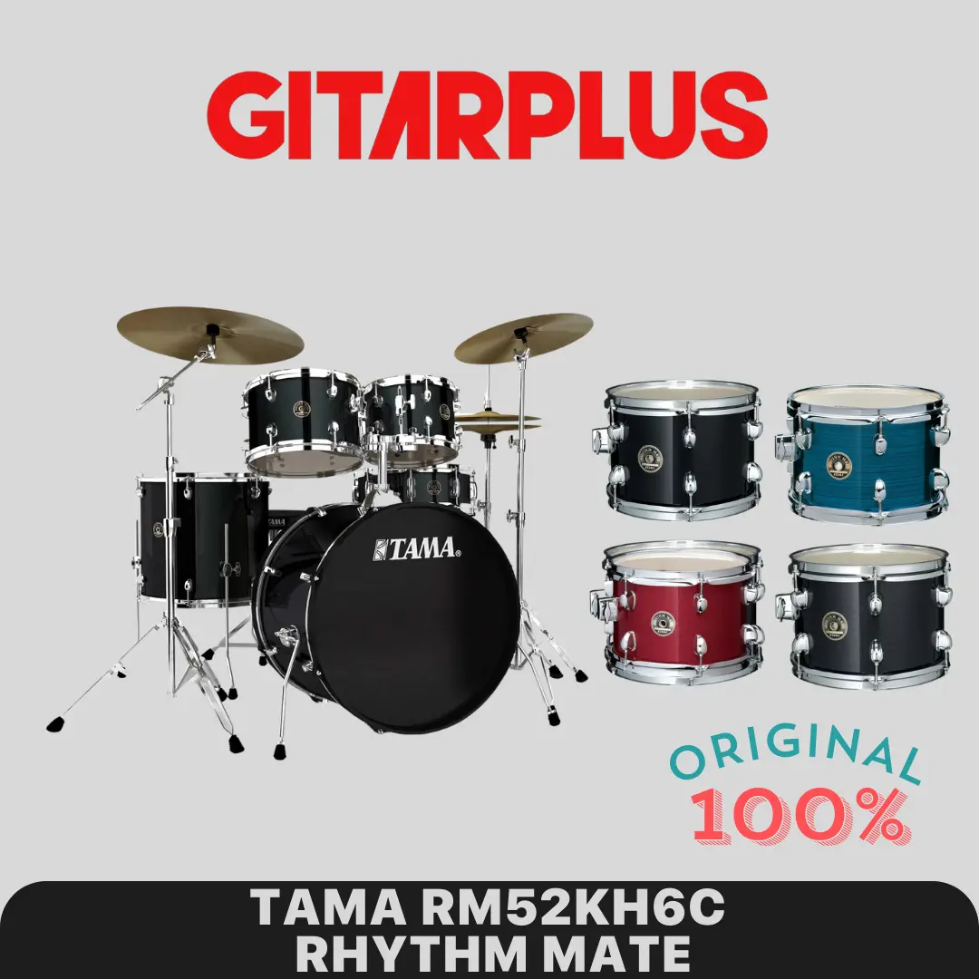 TAMA RM52KH6C Rhythm Mate 5-Piece Drum Kit w/Hardwares & Cymbals