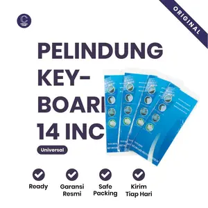 Keyboard Protector Cover Pelindung Universal 14"